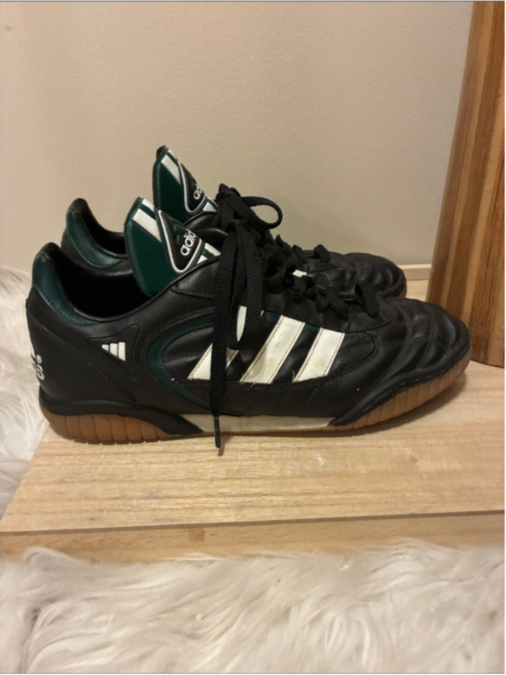 adidas Black & Green Men's Turf Sneakers - Picture 2 of 4